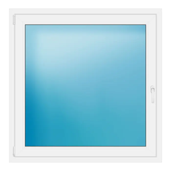 Einflügeliges Kunststofffenster 122x122,8 cm Weiß