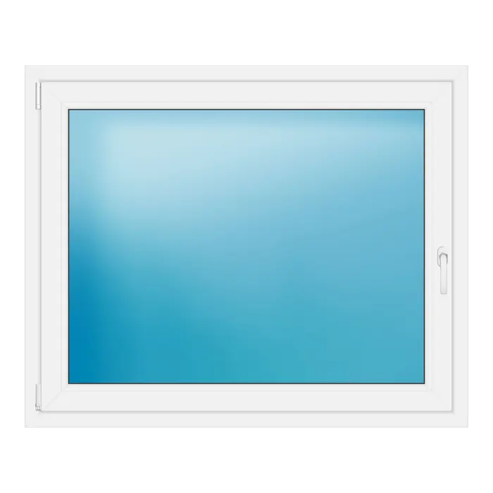 Einflügeliges Kunststofffenster 130x106 cm Weiß