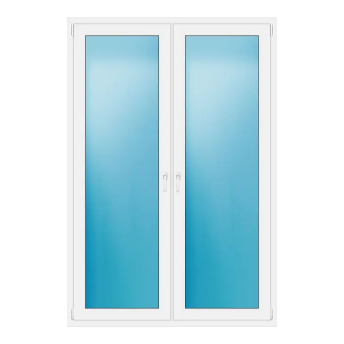 Terrassentür 146x215 cm Weiß