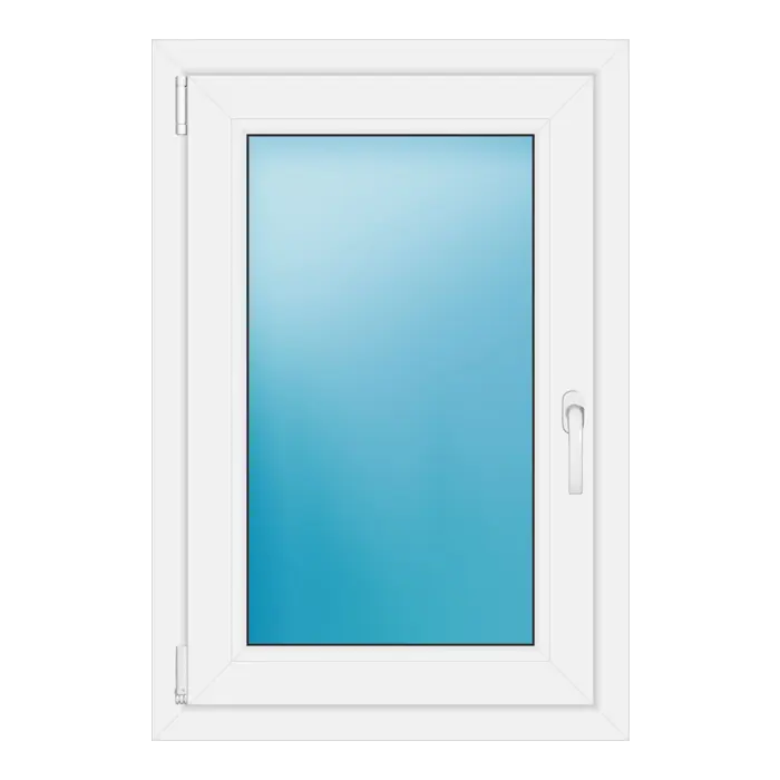Einflügeliges Kunststofffenster 64x94 cm Weiß