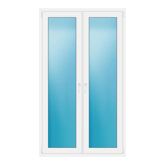 Terrassentür 122,5x210 cm Weiß