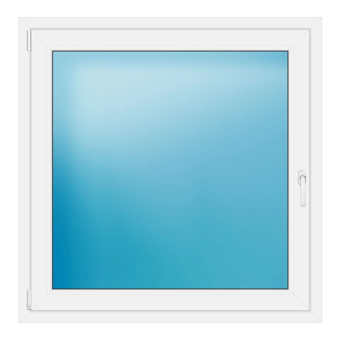 Einflügeliges Kunststofffenster 115x116 cm Weiß