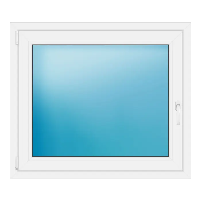 Einflügeliges Kunststofffenster 104x90 cm Weiß