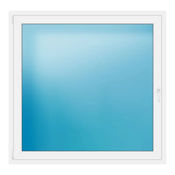 Einflügeliges Kunststofffenster 154x150 cm Weiß