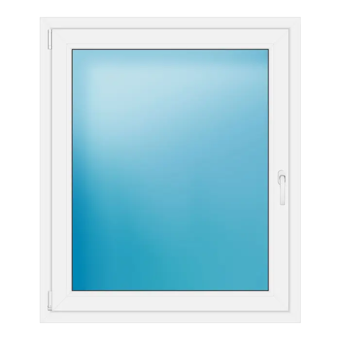 Einflügeliges Kunststofffenster 104x122 cm Weiß