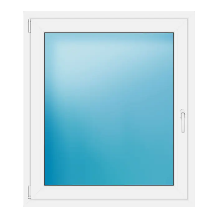 Einflügeliges Kunststofffenster 102x116 cm Weiß