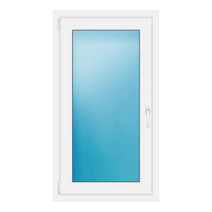 Einflügeliges Kunststofffenster 70x126 cm Weiß