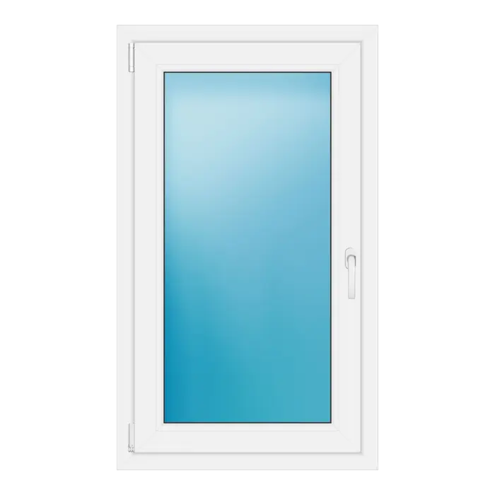 Einflügeliges Kunststofffenster 71x121 cm Weiß