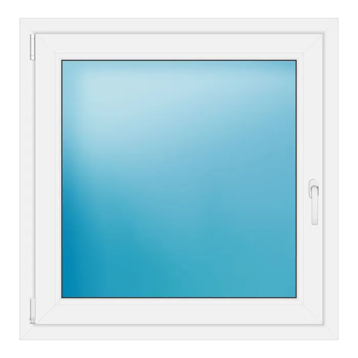 Einflügeliges Kunststofffenster 97x98 cm Weiß