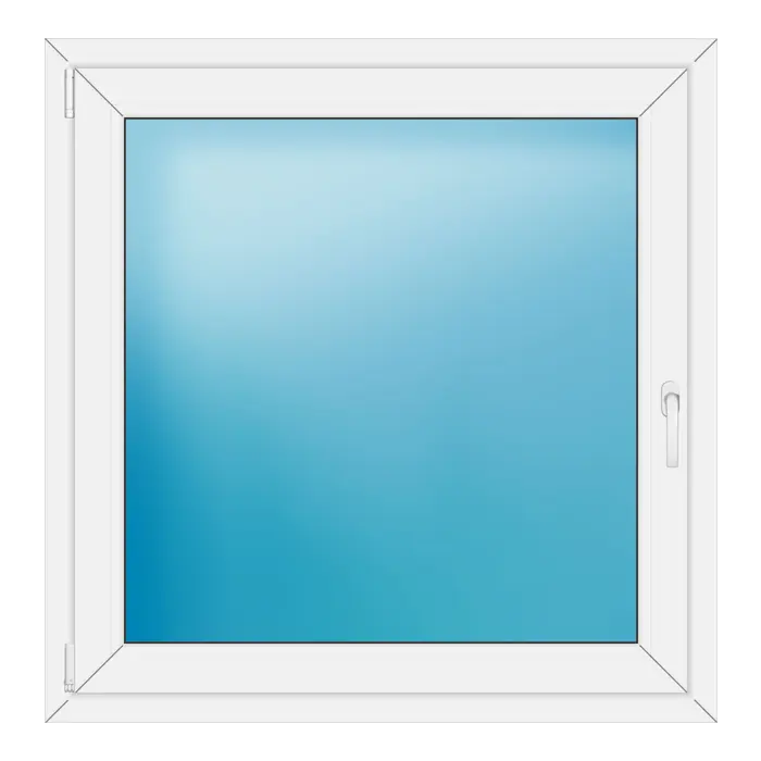Einflügeliges Kunststofffenster 108x110 cm Weiß