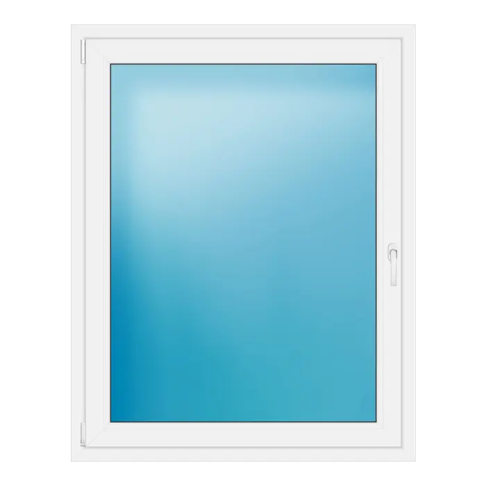 Einflügeliges Kunststofffenster 112x142 cm Weiß