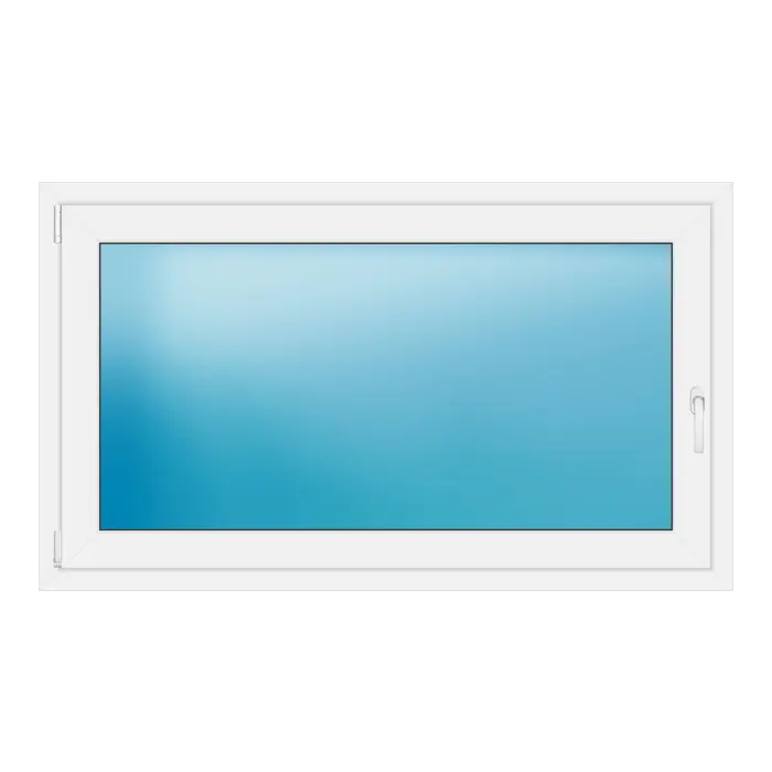 Einflügeliges Kunststofffenster 146x86 cm Weiß