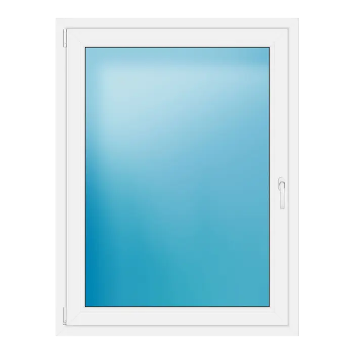 Einflügeliges Kunststofffenster 106x139 cm Weiß