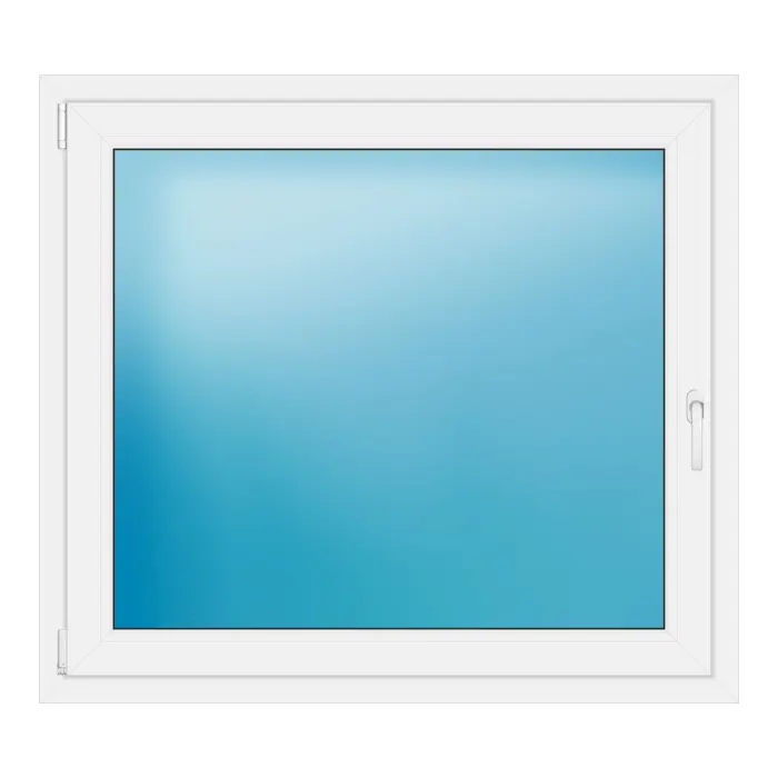 Einflügeliges Kunststofffenster 120,5x108,3 cm Weiß