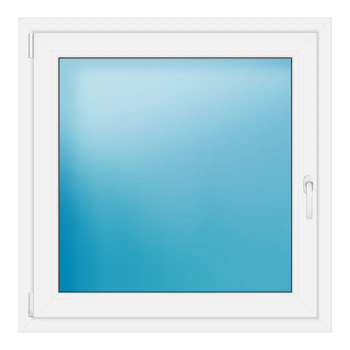 Einflügeliges Kunststofffenster 100x100,5 cm Weiß