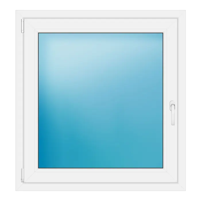 Einflügeliges Kunststofffenster 96x102 cm Weiß