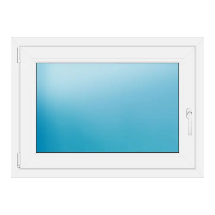 Einflügeliges Kunststofffenster 98x71 cm Weiß