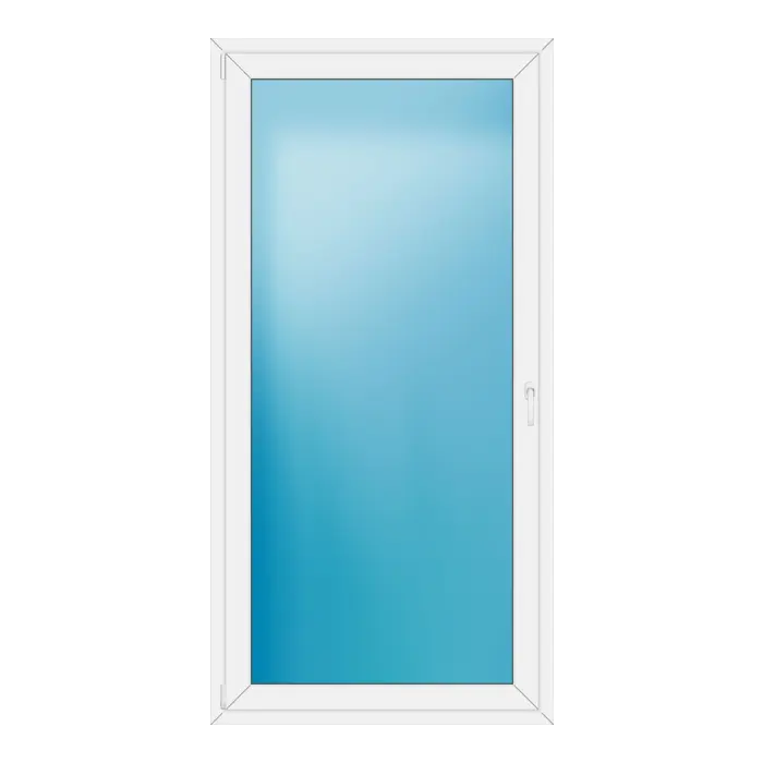 Balkontür 108x216 cm Weiß