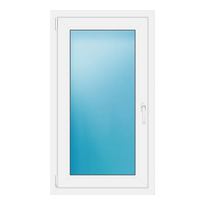 Einflügeliges Kunststofffenster 68x120 cm Weiß