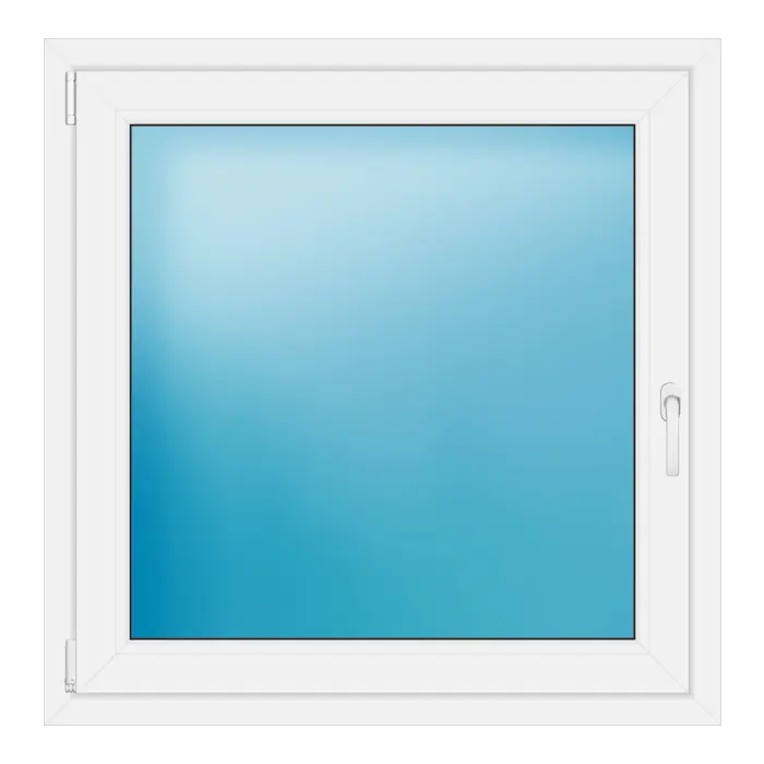 Einflügeliges Kunststofffenster 100,5x102 cm Weiß