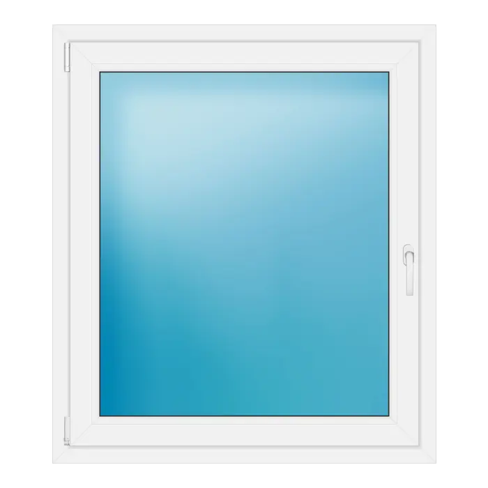 Einflügeliges Kunststofffenster 104x119 cm Weiß