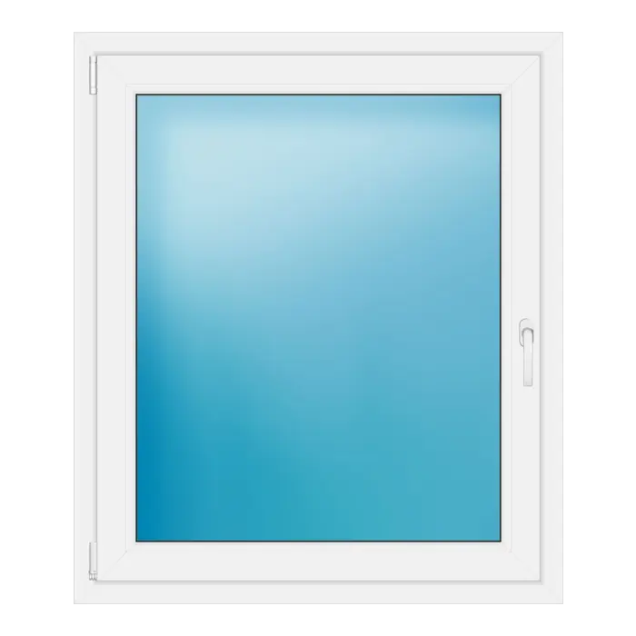 Einflügeliges Kunststofffenster 100,5x117,5 cm Weiß
