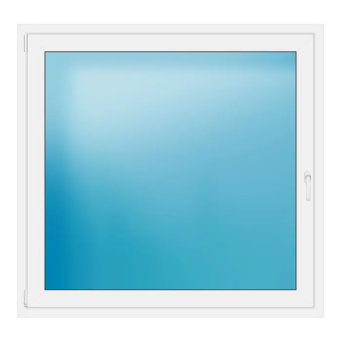 Einflügeliges Kunststofffenster 142x136 cm Weiß