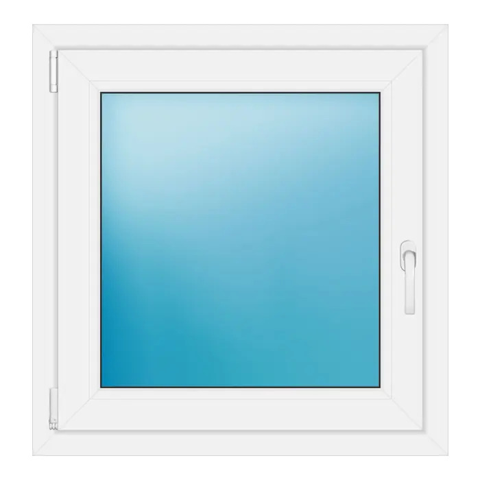 Einflügeliges Kunststofffenster 78x81 cm Weiß