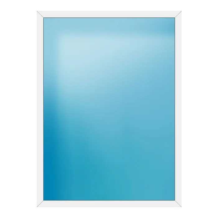 Festverglasung aus Kunststoff 174x236 cm Weiß