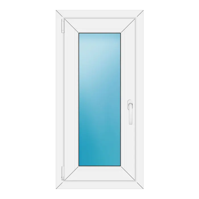 Einflügeliges Kunststofffenster 49x100 cm Weiß