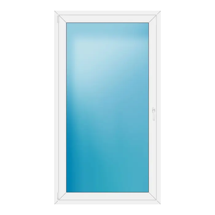 Balkontür 114x208 cm Weiß