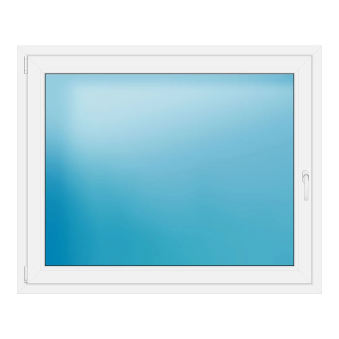 Einflügeliges Kunststofffenster 139,5x113,5 cm Weiß