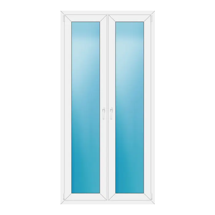 Terrassentür 110x226 cm Weiß