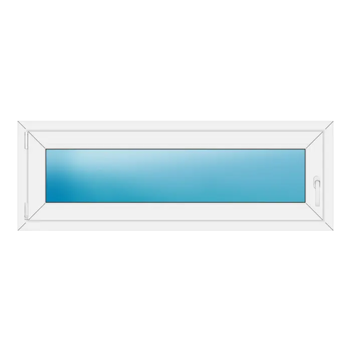 Einflügeliges Kunststofffenster 144x50 cm Weiß