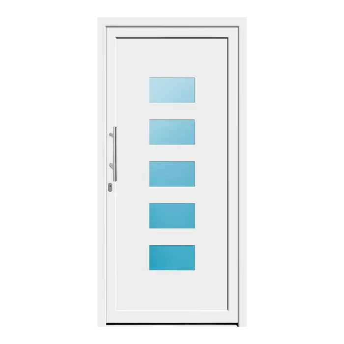 Haustür Kunststoff 108x224 cm Merkur Weiß