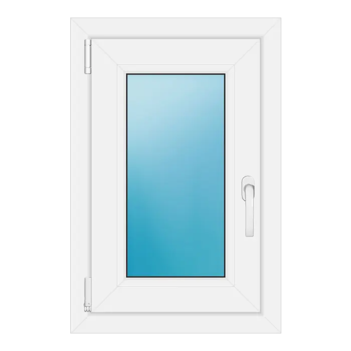 Einflügeliges Kunststofffenster 48x72 cm Weiß