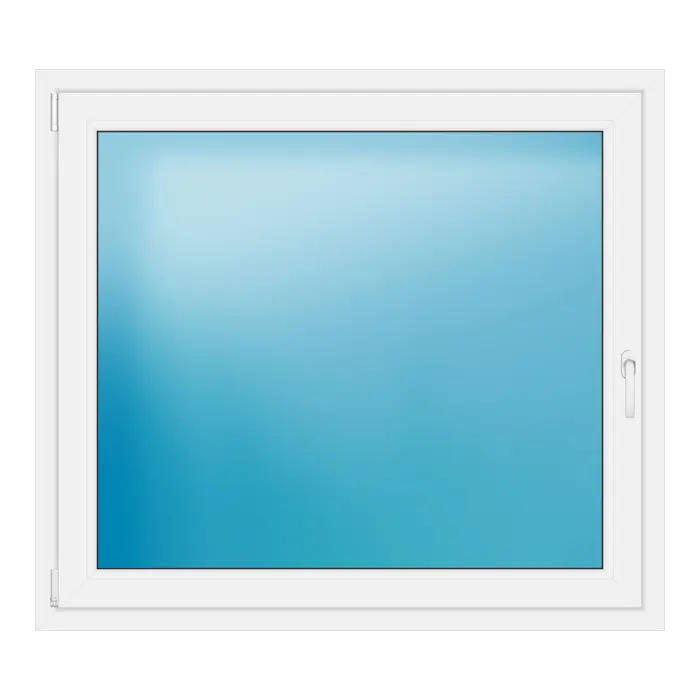 Einflügeliges Kunststofffenster 130x116 cm Weiß