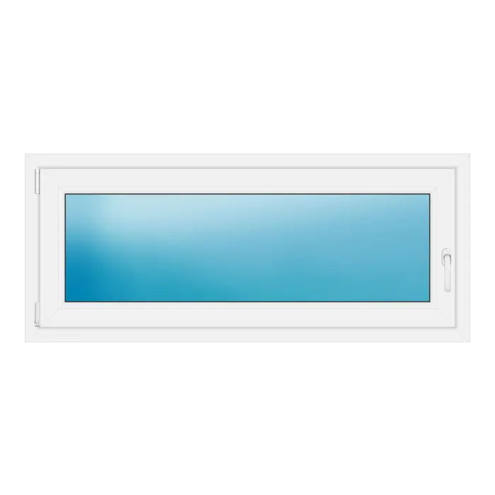 Einflügeliges Kunststofffenster 142x60 cm Weiß