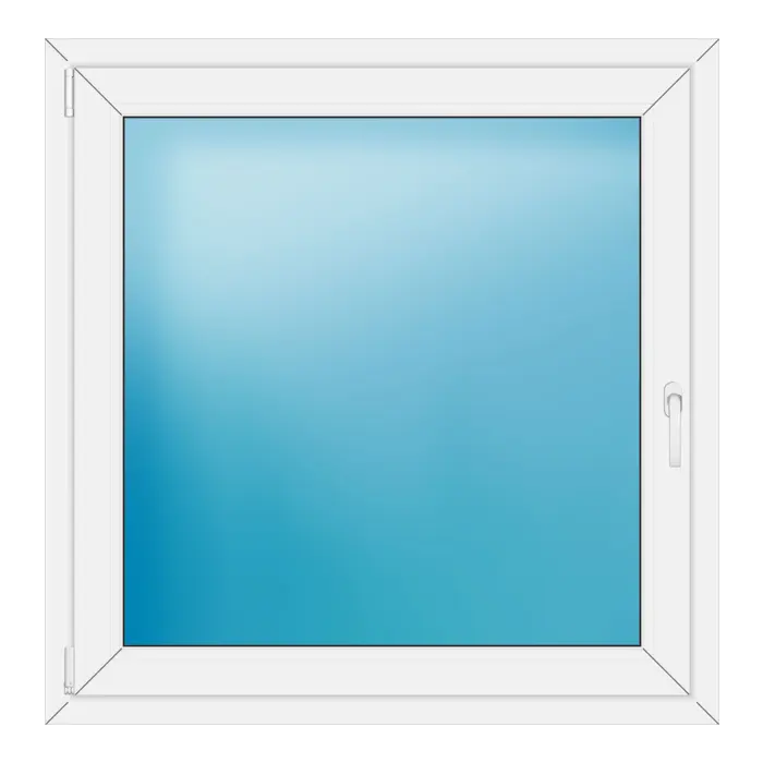 Einflügeliges Kunststofffenster 110x112 cm Weiß
