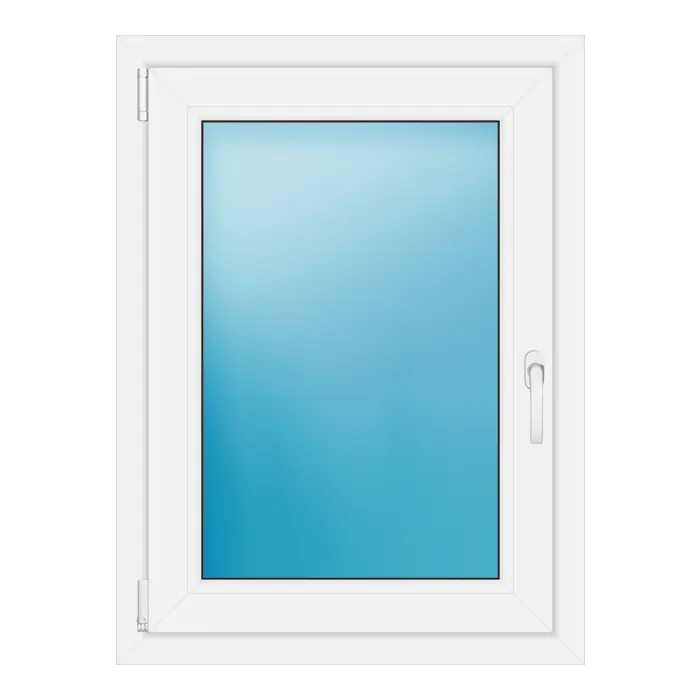 Einflügeliges Kunststofffenster 70x94 cm Weiß