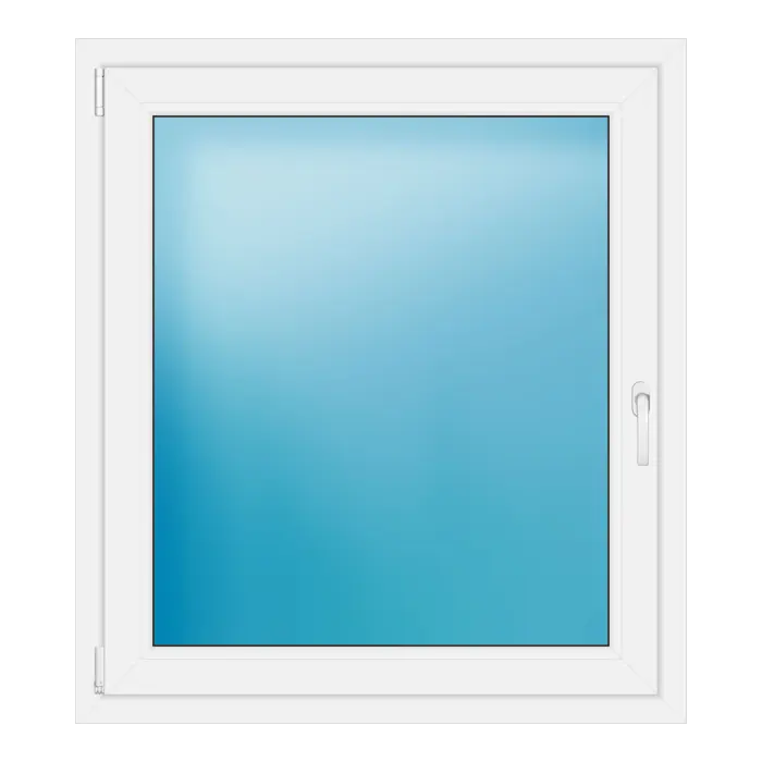 Einflügeliges Kunststofffenster 100,7x113 cm Weiß