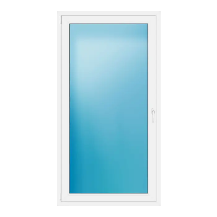 Balkontür 104x196 cm Weiß