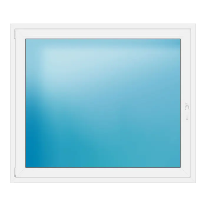 Einflügeliges Kunststofffenster 156x134 cm Weiß
