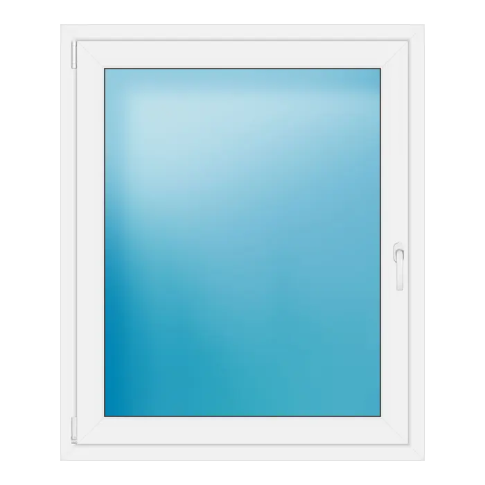 Einflügeliges Kunststofffenster 106x127 cm Weiß