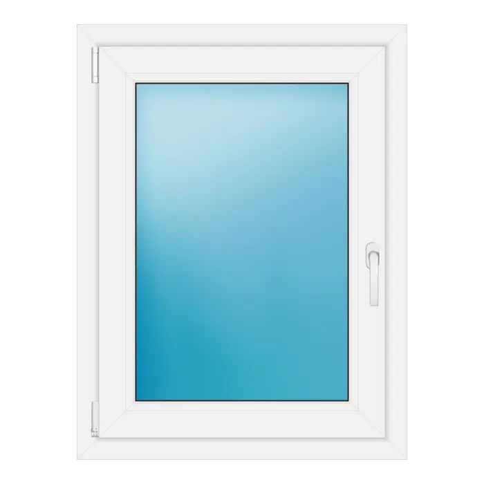 Einflügeliges Kunststofffenster 72x95 cm Weiß