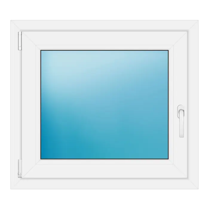 Einflügeliges Kunststofffenster 80x72 cm Weiß