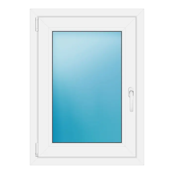 Einflügeliges Kunststofffenster 65x89 cm Weiß