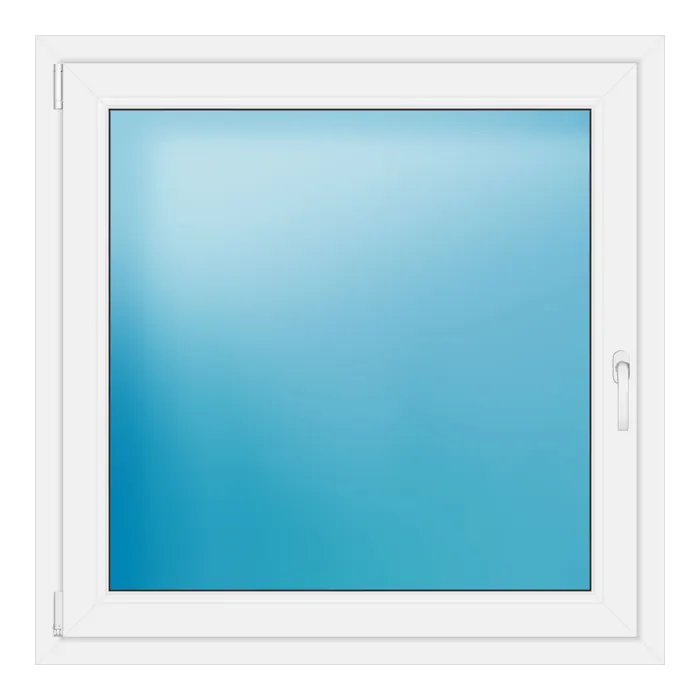 Einflügeliges Kunststofffenster 109x109 cm Weiß
