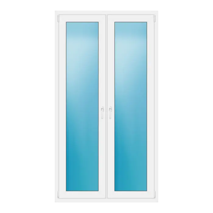 Terrassentür 117x217 cm Weiß