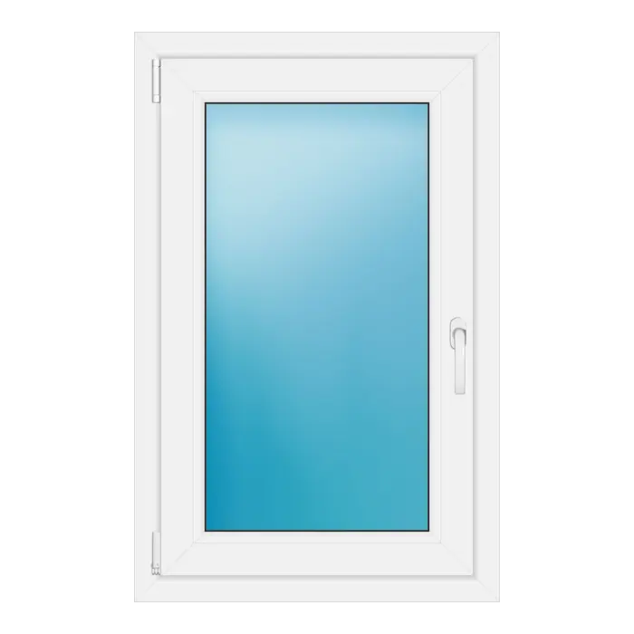 Einflügeliges Kunststofffenster 66x103 cm Weiß